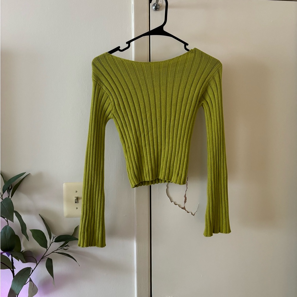 Green sweater